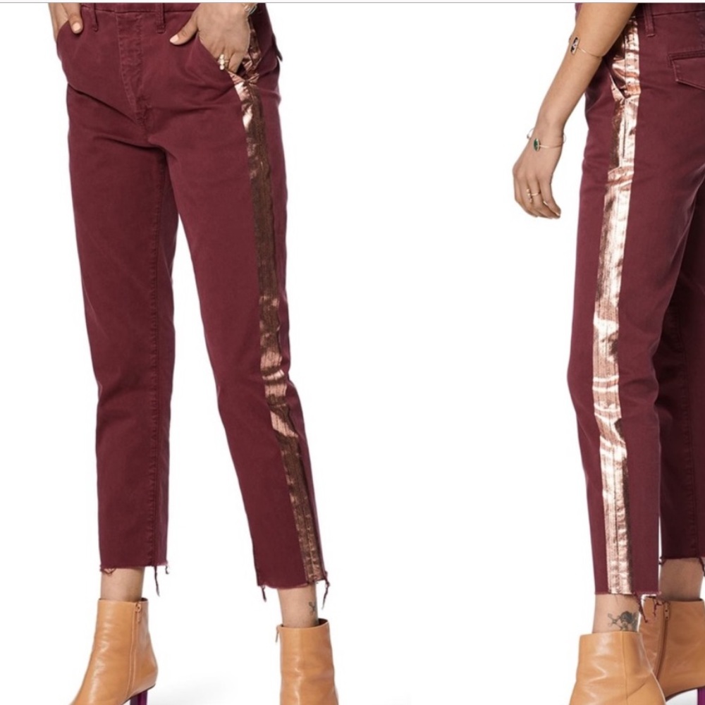 Mother shaker fray pant